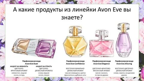 Ароматы эйвон описание
