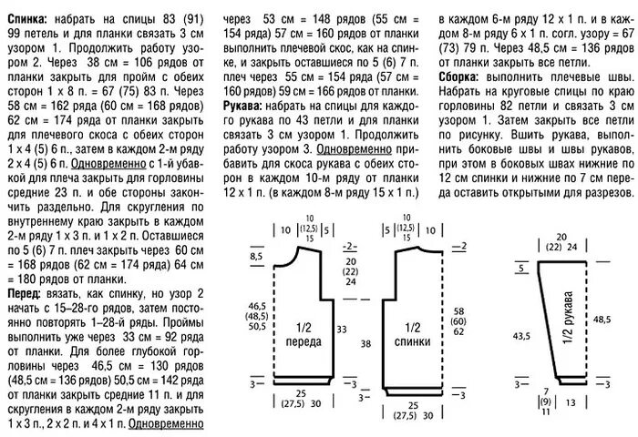 Сколько петель набирать на горловину. Плечевой скос спицами при вязании. Вывязывание плеча и горловины. Скос плеча спицами и вырез горловины. Вязание спицами горловины спинки и скос плеча.