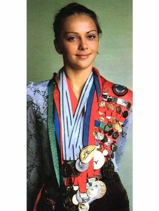 Soviet rhythmic gymnastics champion Irina Deryugina Stock Photo - Alamy