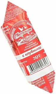 Сырок творожный с клубникой
