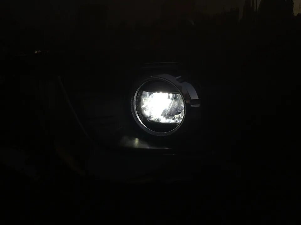 Диоды в фары и противотуманки - Toyota Land Cruiser Prado 120-series, 4 л, 2007 