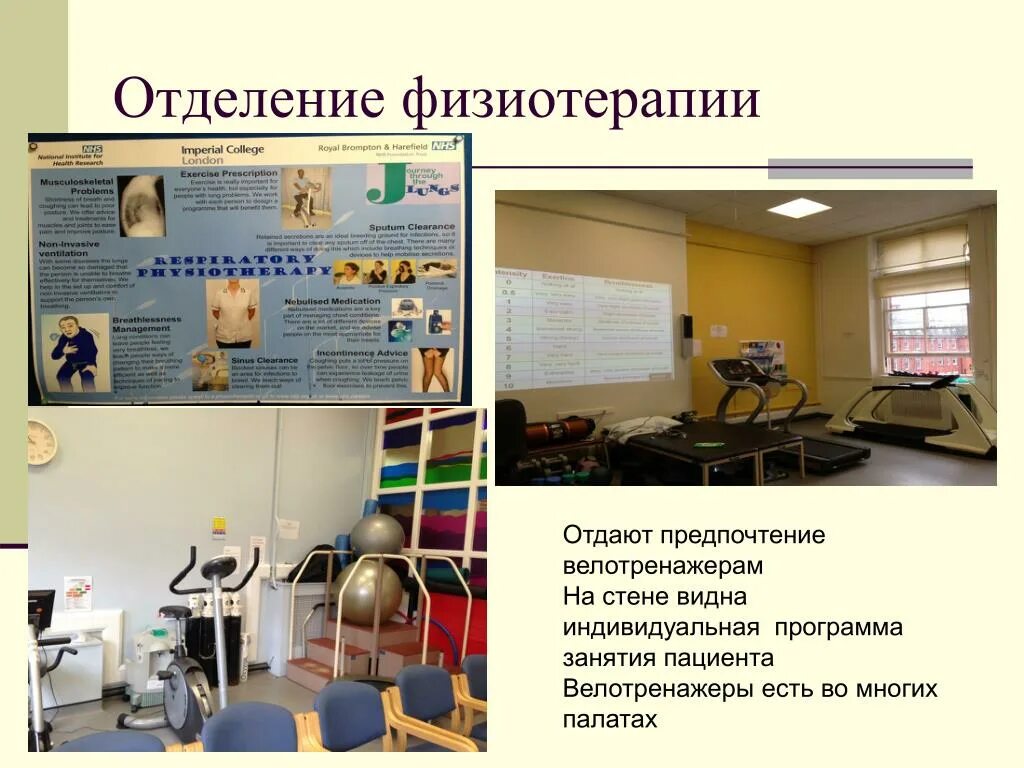 Университеты с программами по физиотерапии. Презентация физиотерапевтического отделения. оснащение физиотерапевтического кабинета. отделение физиотерапии. организация работы физиотерапевтического отделения.