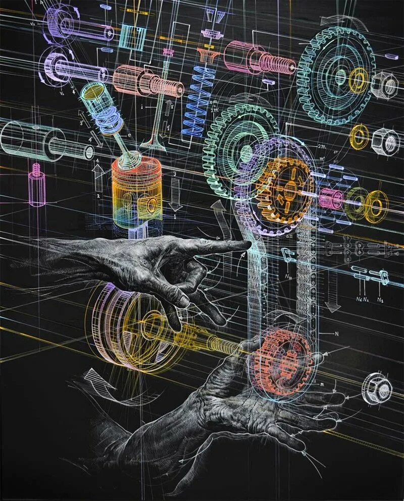 Познание физики. Художник Atsushi Koyama.. Макото Кояма. Ацуши Кояма. Рисунки Atsushi Koyama.