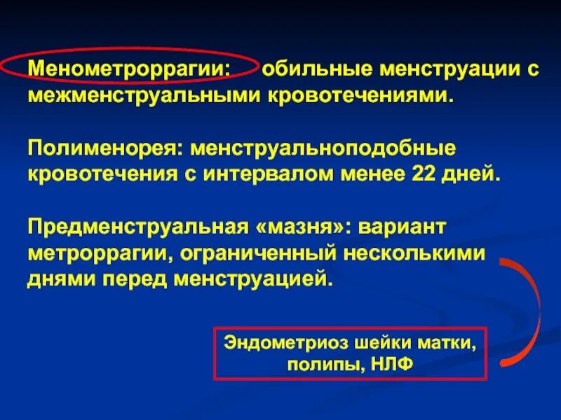 Метроррагия что это такое у женщин