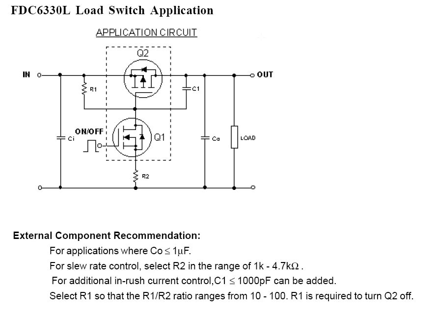 Load Switch. Selector load