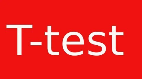 T test