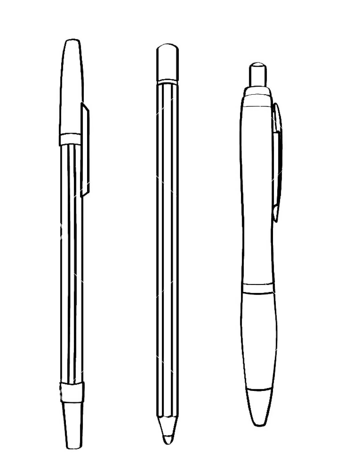 Ручка распечатать картинку. Раскраска ручка шариковая. Ручка раскраска для детей. Ручка карандаш. Ручка шариковая раскраска для детей.