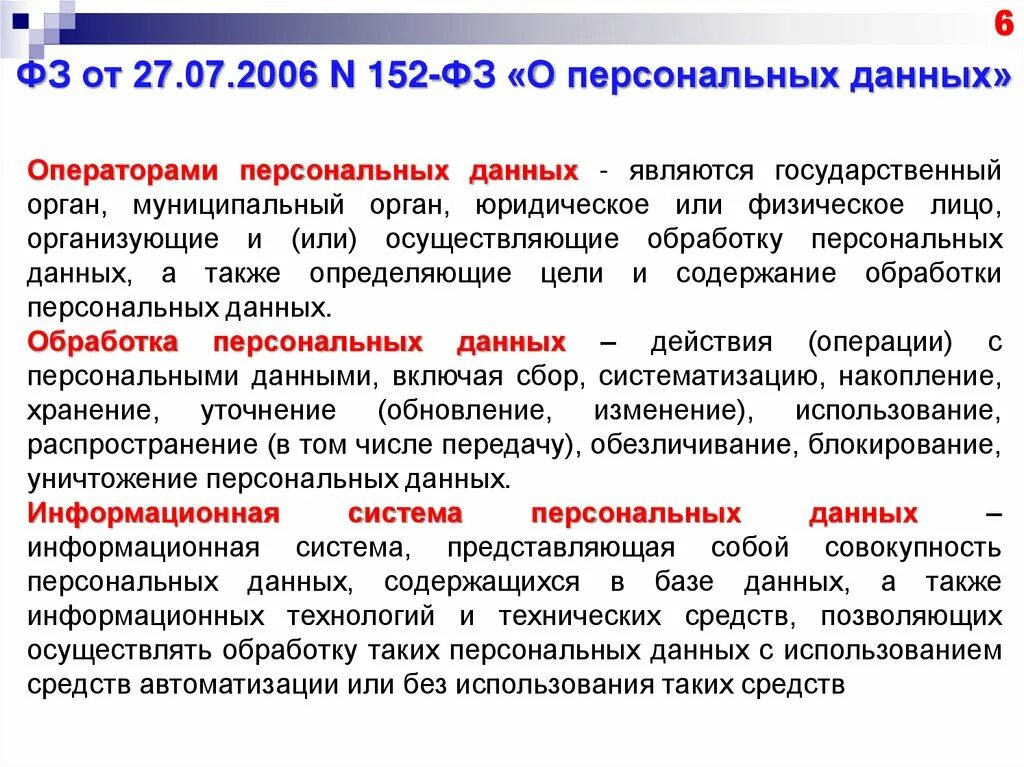 Персональные данные являются тайной