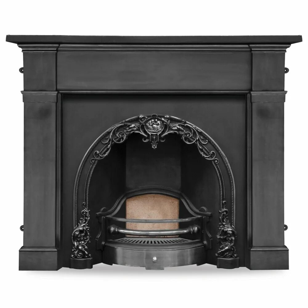 Камин Stovax William IV Cast Iron Mantel. Stovax камины. Камин из чугуна. Чугунные каминные порталы.