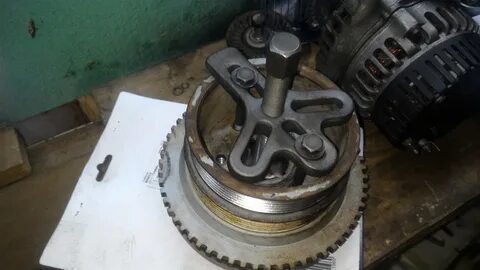 Как снять шкив коленвала змз 409