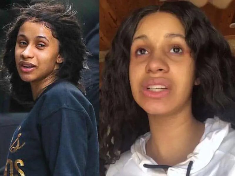 F without b. Cardi b no makeup. cardi b no make up. cardi b without makeup. cardi b без косметики.