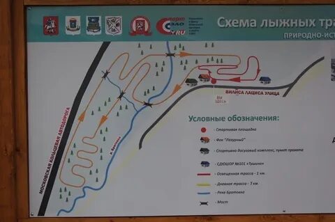 Лыжная трасса алешкино