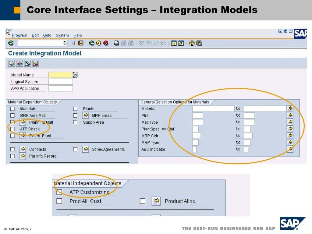 Core interface