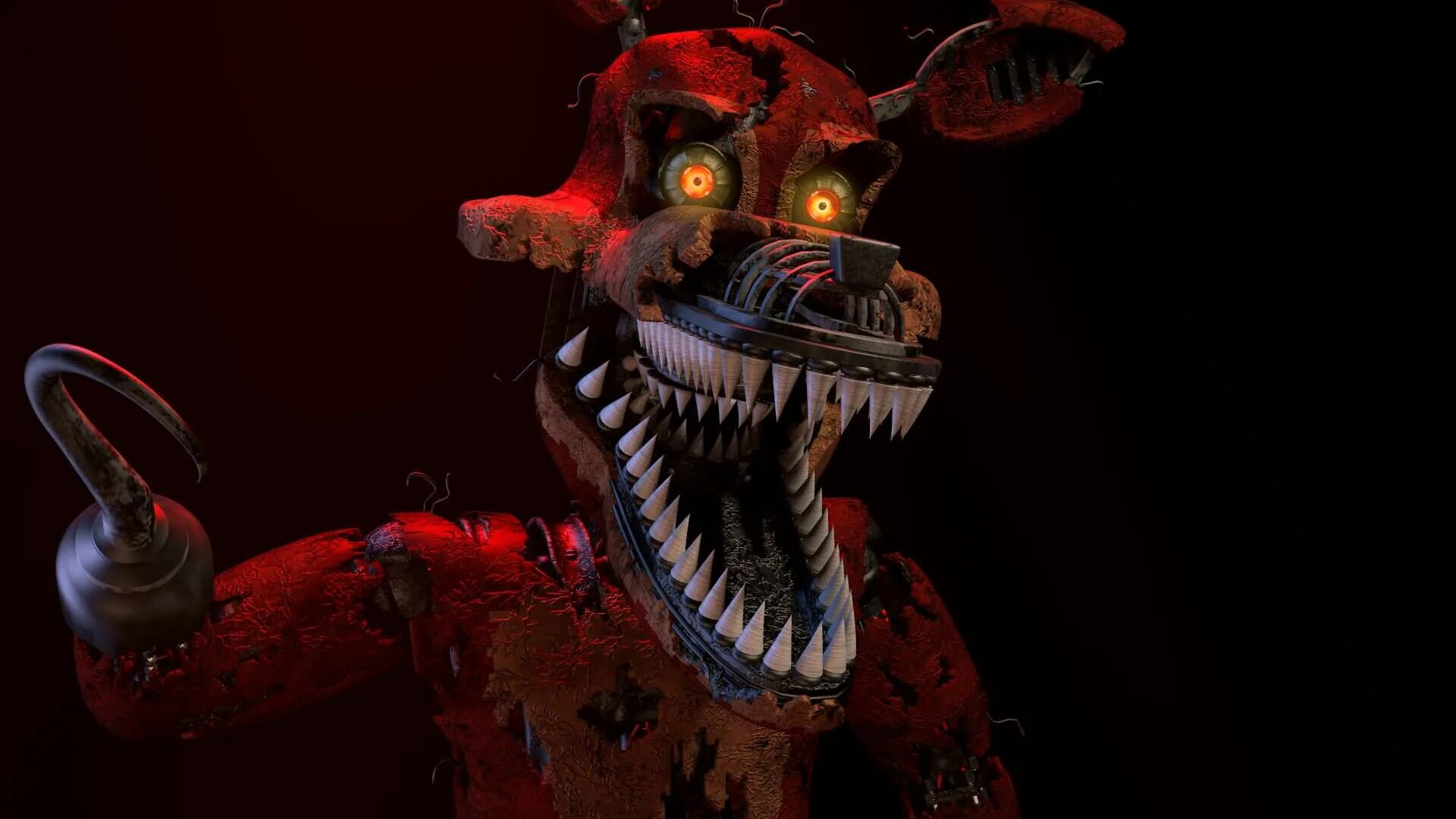 Кошмарный кэтнэп. Фокси ФНАФ 4. ФНАФ кошмарный Фокси. FNAF 4 Nightmare Foxy.