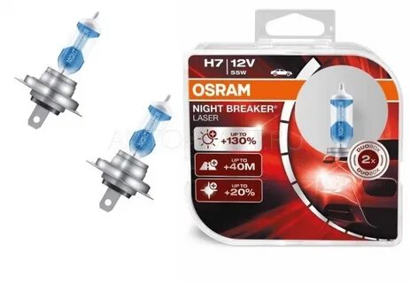 Галогенная лампа osram night breaker laser
