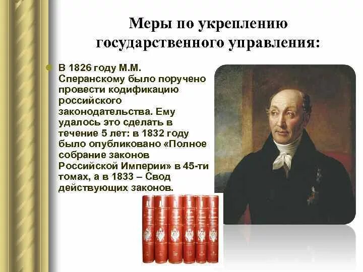 Кодификация значение. Кодификация законов м.м. сперанского (1826–1832). м м сперанский при николае 1. кодификация законодательства сперанского.
