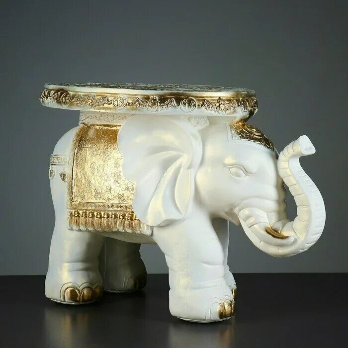 Где купить слона. Подставка слон белый 63,5см. Полисмолы.. Слон большой статуэтка. Статуэтки слонов в интерьере. Статуэтка подставка слон.