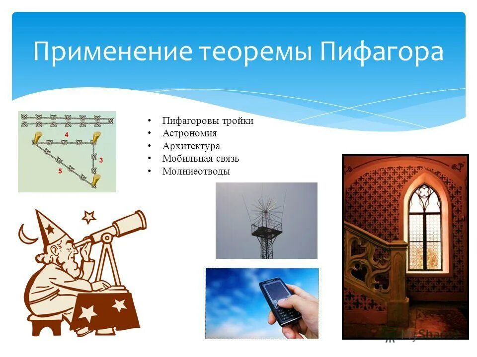 Теорема пифагора значение. Применение теоремы Пифагора. Практическое использование теоремы Пифагора. Теорема Пифагора презентация. Теорема Пифагора в архитектуре.