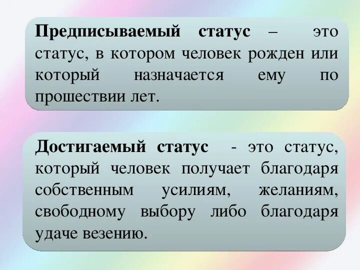 Статус действующий. Статус. Предписанный статус. Достигаемый статус. Предписаний статус.