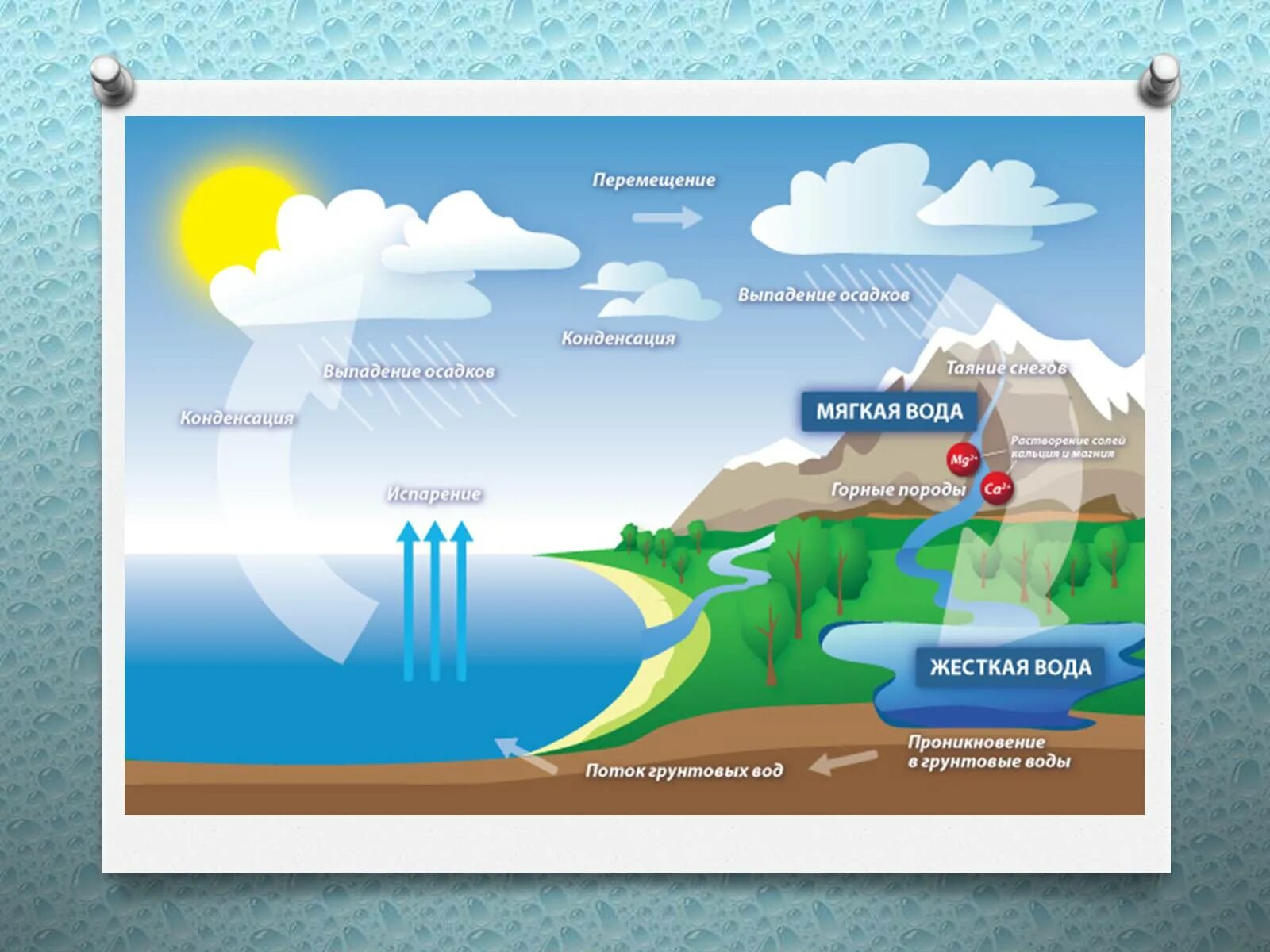 Образование жесткости воды в природе. Образование жесткой воды в природе. Жесткость воды и круговорот воды в природе. Кругооборот воды в природе. Соли мягкой воды
