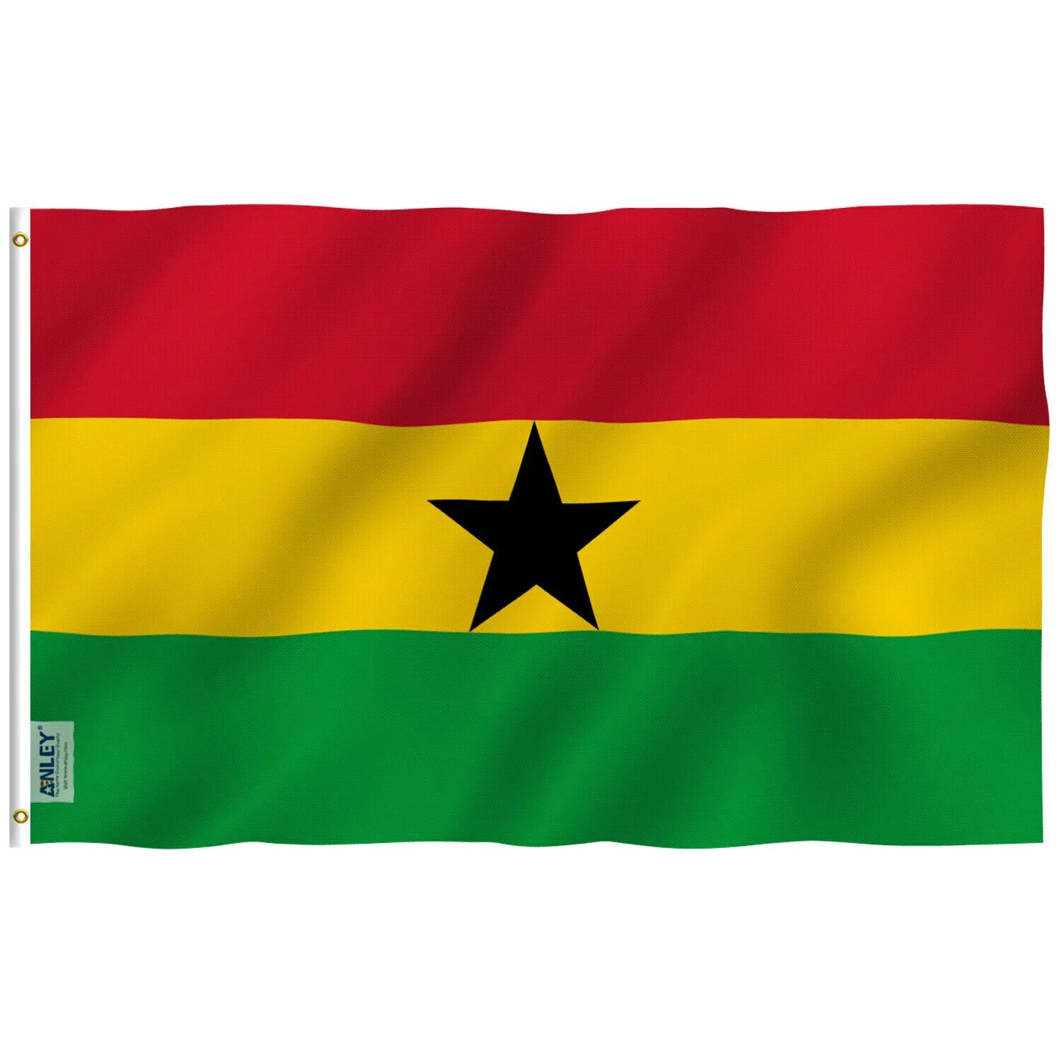 Anley Fly Breeze 3x5 Foot Ghana Flag - Ghanaian National Flags Polyester eBay