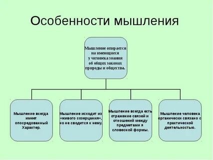 Процессы мышления индивидуальные особенности мышления