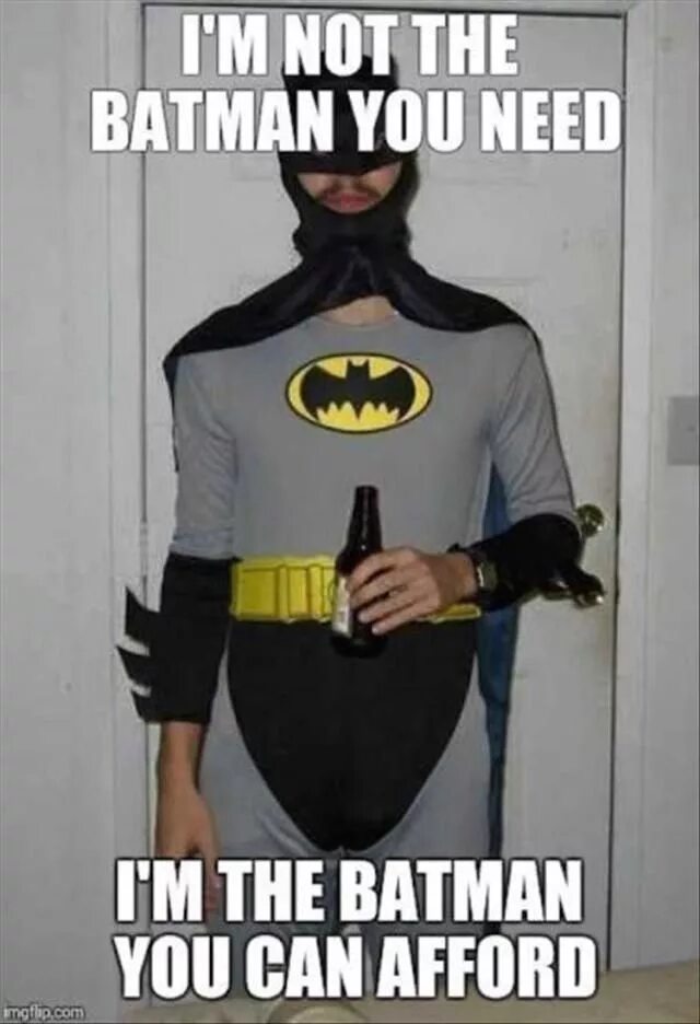 You can be funny. Я Бэтмен. Смешной Бэтмен. Бэтмен с пивом. Im Batman Мем.