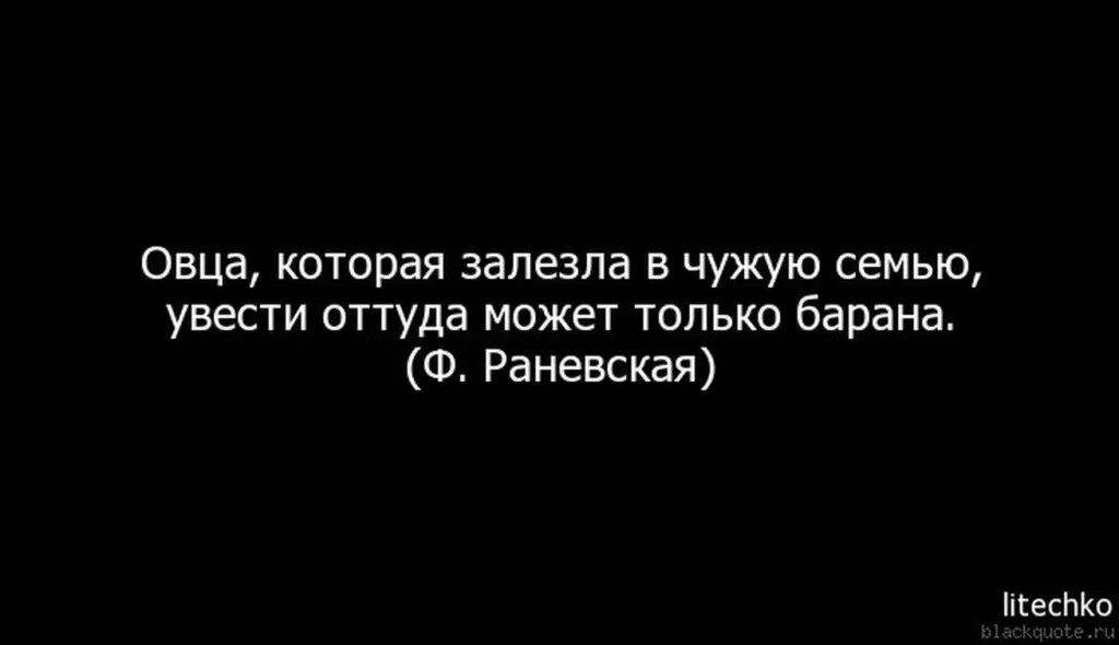 Цитаты про женщин которые лезут в чужую семью. Может увести только барана. Овца которая лезет в чужую семью. Из семьи можно увести только барана. Разрушили чужую семью