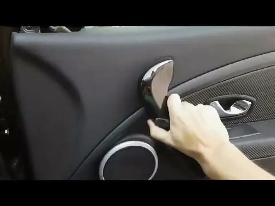 megane 3 coupe RS how to remove the front door panel - YouTube