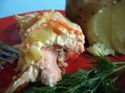 С луком морковкой картошкой горбуша
