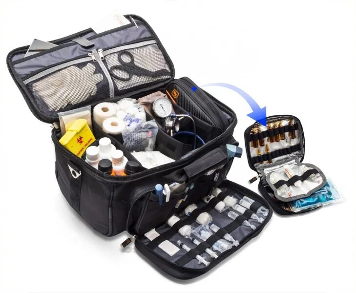 Травматологическая сумка СМП. Медицинский чемодан. Медицинский кейс. Сумка медицинская для оказания первой медицинской.