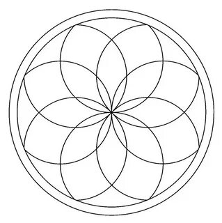 Нарисовать круги циркулем