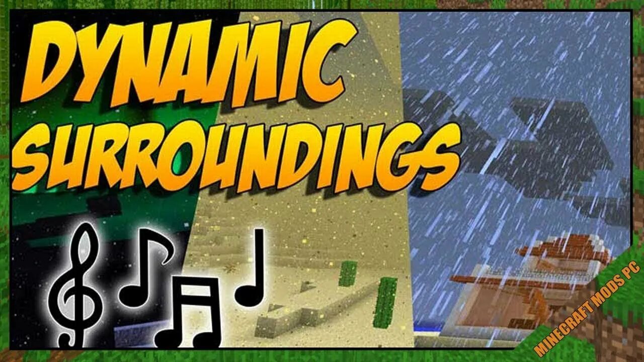 Dynamic surrounding 1.16 5. Мод на майнкрафт dynamic surroundings. звуки окружения майнкрафт. dynamic surroundings 1.12.2. dynamic surroundings mod 1.12.2.