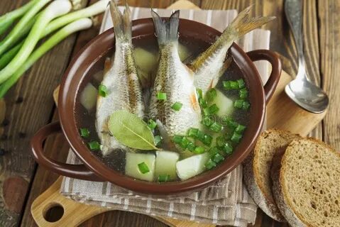 Рецепт простой ухи из речной рыбы