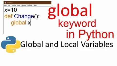 Глобальная переменная python