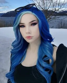 Eye color blue hair color