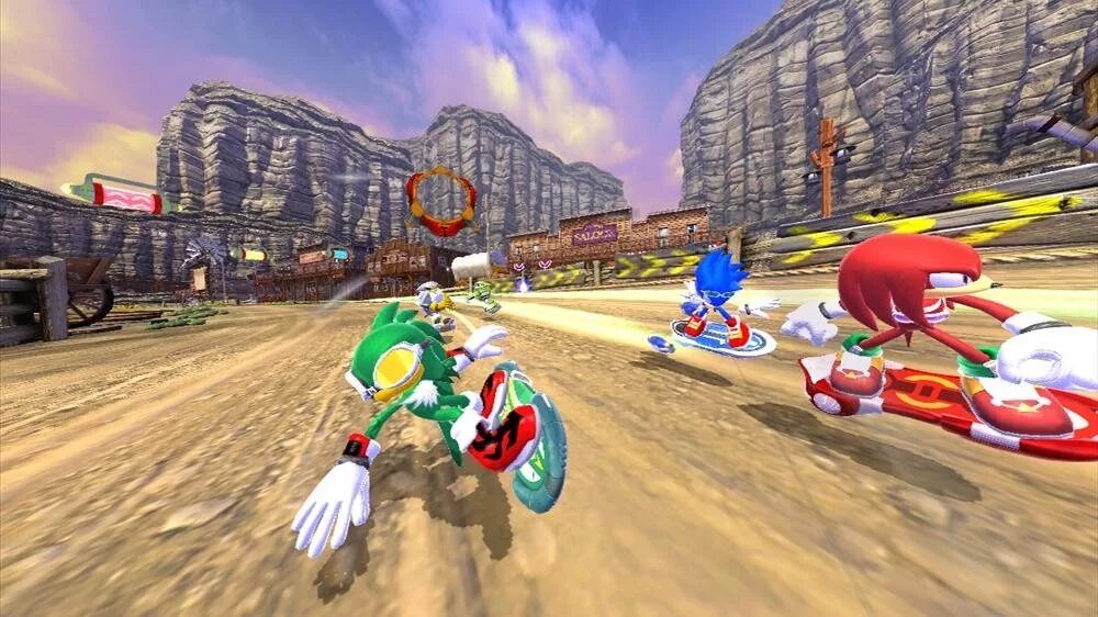Игра соник. Гонки в Sonic Riders. Sonic free Riders Xbox 360. Sonic Riders 2010 Xbox. Xbox 360 Kinect Sonic free Riders.