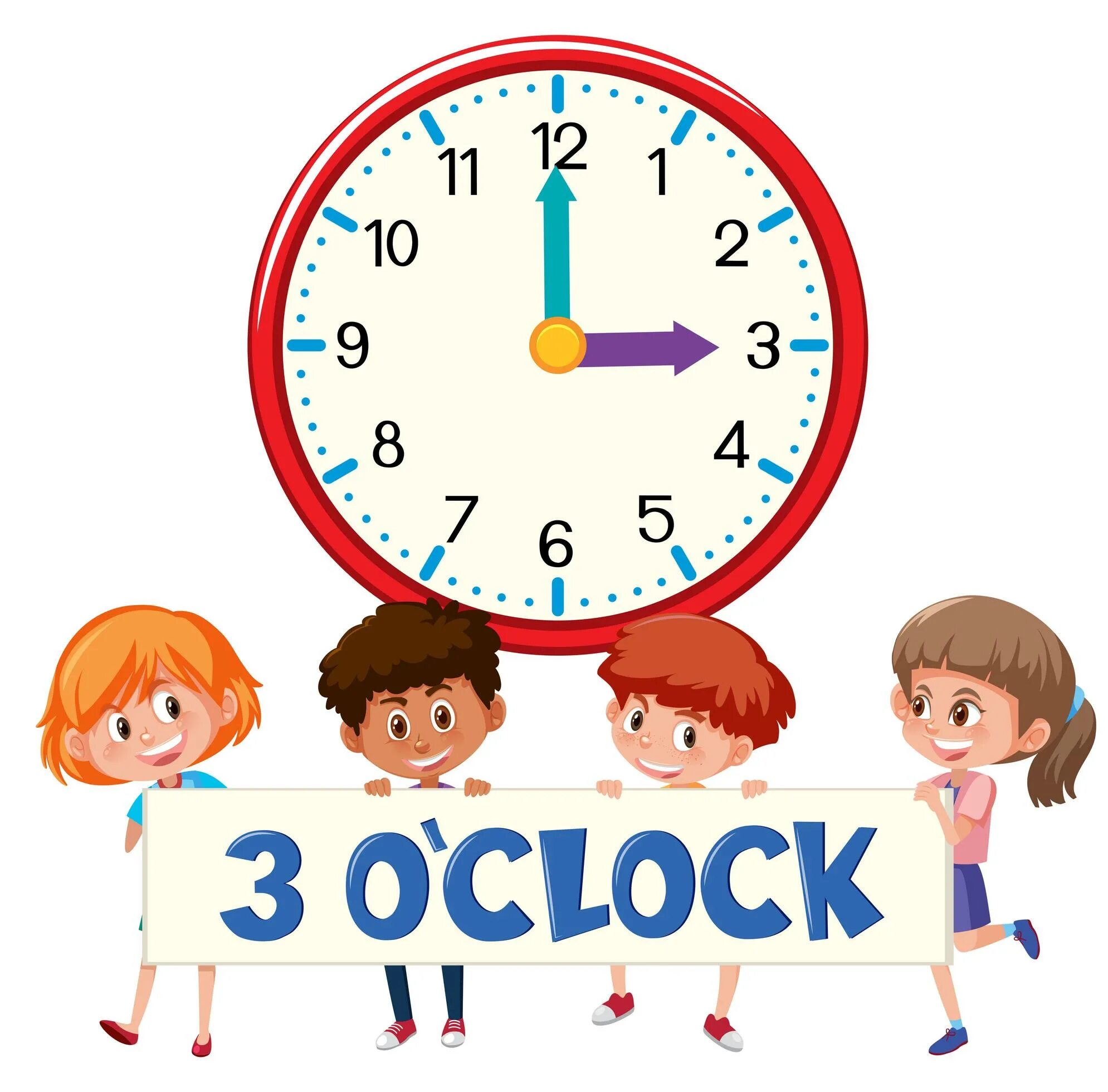 1 2 3 o clock. 1 o clock. часики для детей вектор. часы иллюстрация для детей. ребенок с часами рисунок.