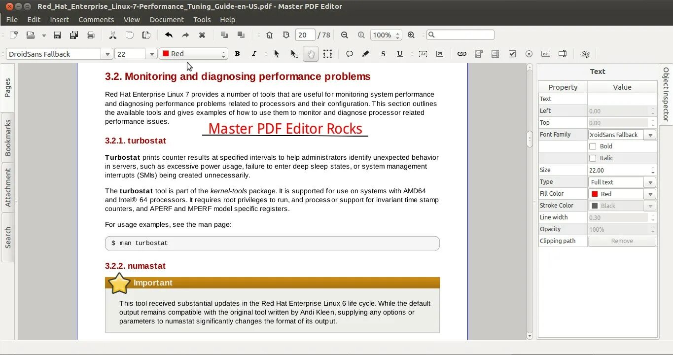 Document editor. Document editor