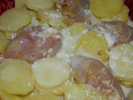 Картошка с молоком запеченная в духовке