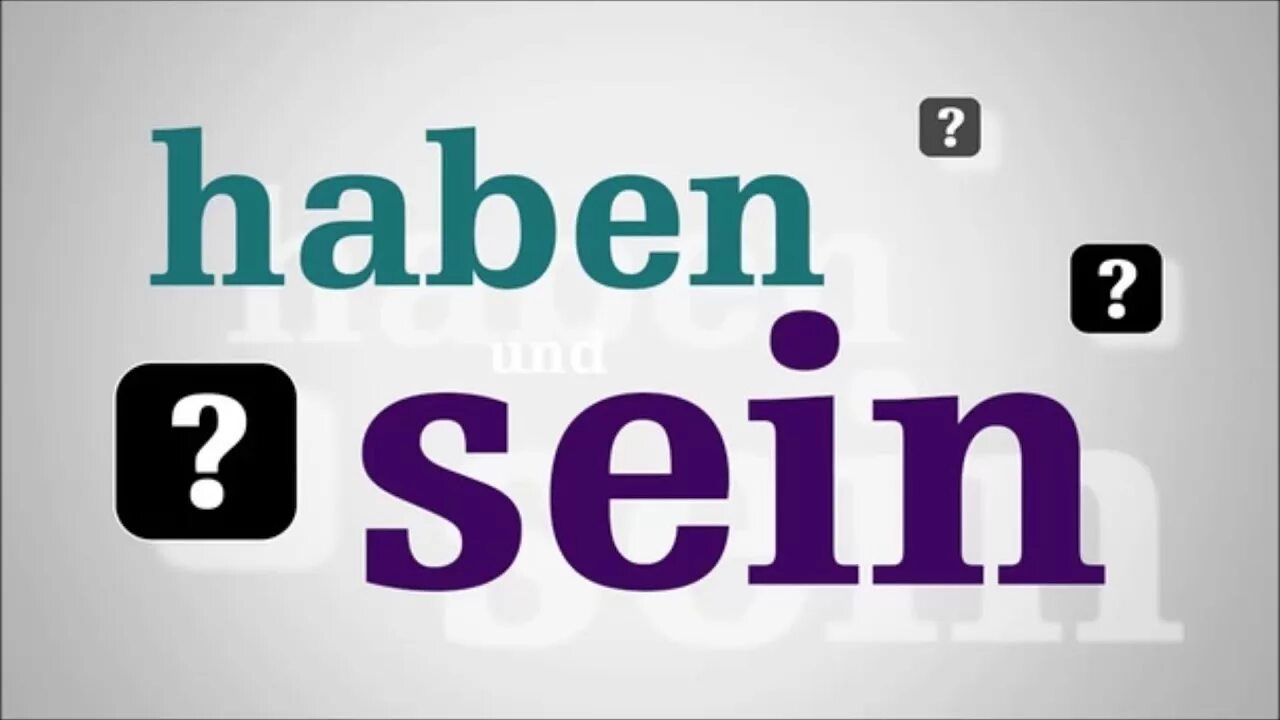 Habe hat haben. Хабен и Зайн. Haben картинка. Haben или sein. Haben иметь картинка.