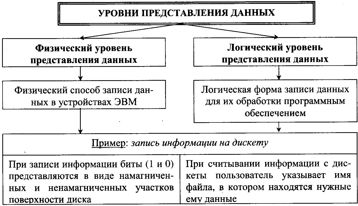 Логический и физический уровни представления данных. Уровни представления данных в программных приложениях. Перечислите уровни представления данных. Какие существуют уровни представления данных. Физические представления информации