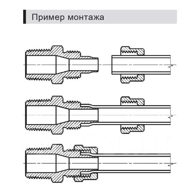 Соединение труб гайками. Цанговое соединение чертеж. Фитинг 1463 6/4-1/8. Соединения гайка штуцер чертежи. Цанговый зажим для труб чертеж.