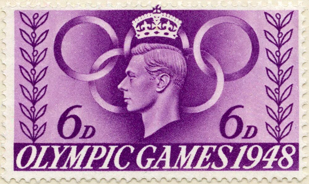 Летние олимпийские игры 1948. Марки летние Олимпийские игры Великобритания.