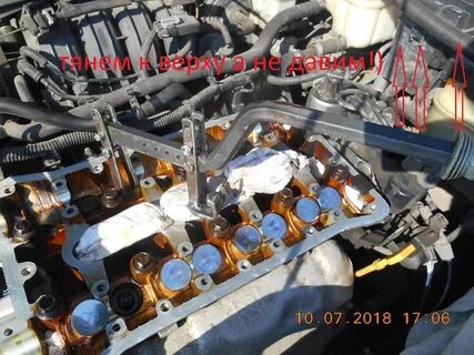 Замена маслосъемных колпачков шевроле круз 1.6