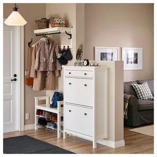 Тумба для обуви HEMNES (201.695.59) - вешалка стойка напольная для одежды Икеа