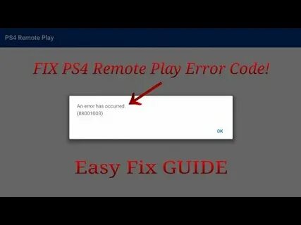 Remote error
