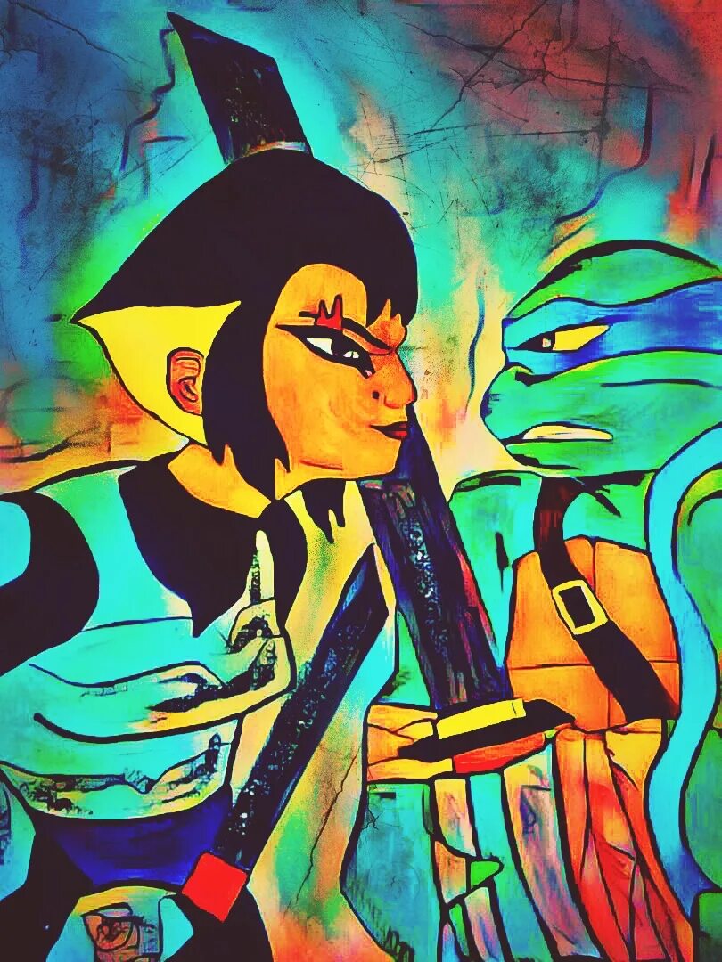 Tmnt karai. TMNT 2012 Leo and Karai. Karai 2012 and Leo. TMNT Leo and Karai. TMNT 2012 Leo x Karai.