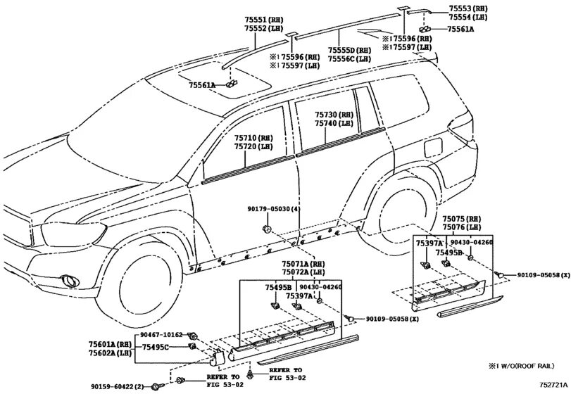 Чертеж Тойота хайлендер. Ширина Toyota Highlander 2012. Габариты Тойота хайлендер 2014. Габариты Тойота хайлендер 3. Каталог запчастей тойота хайлендер