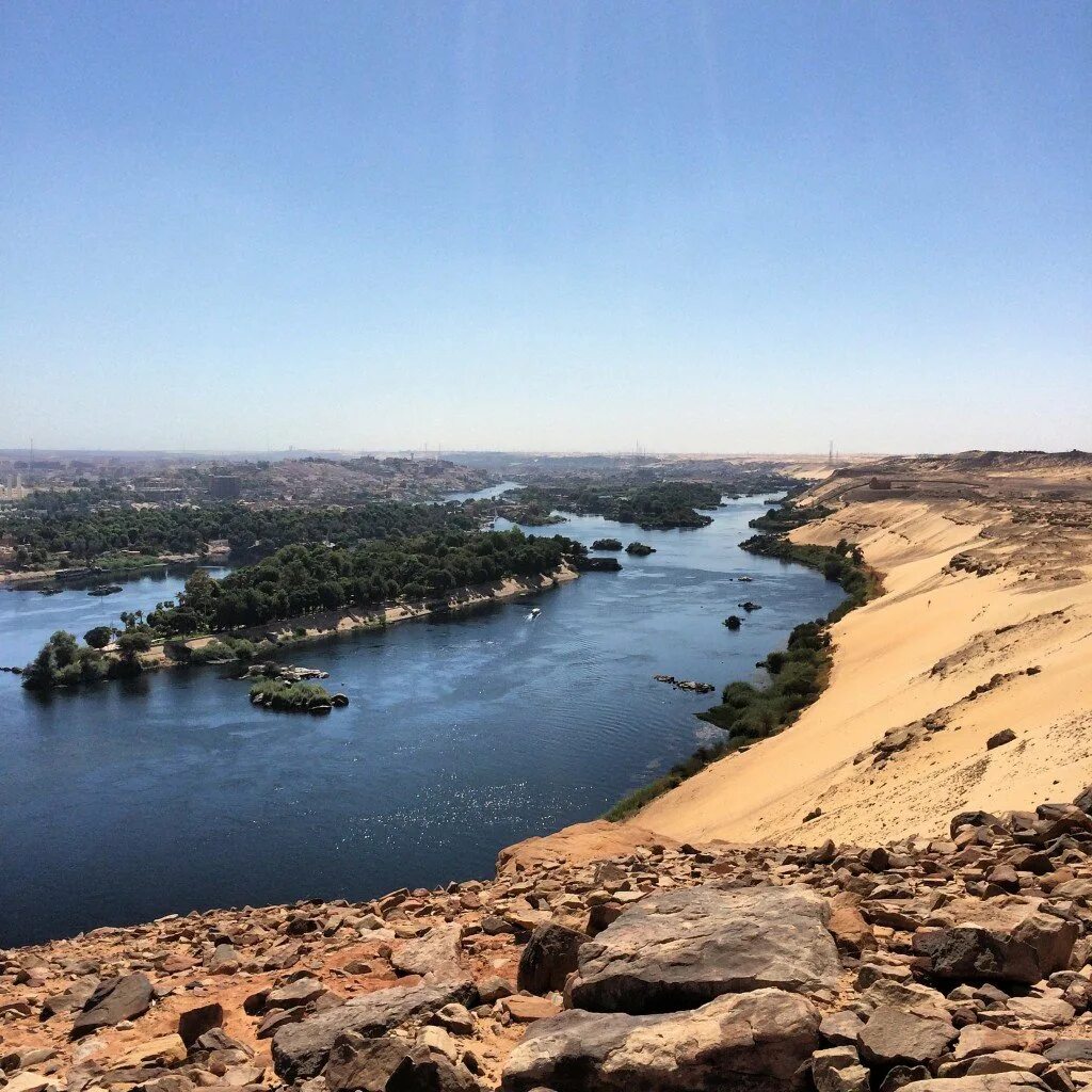 Nile река.